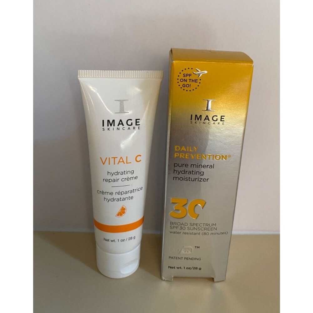 Image Skincare Pure Mineral Hydrating Moisturizer  + Vital C Repair creme TRAVEL